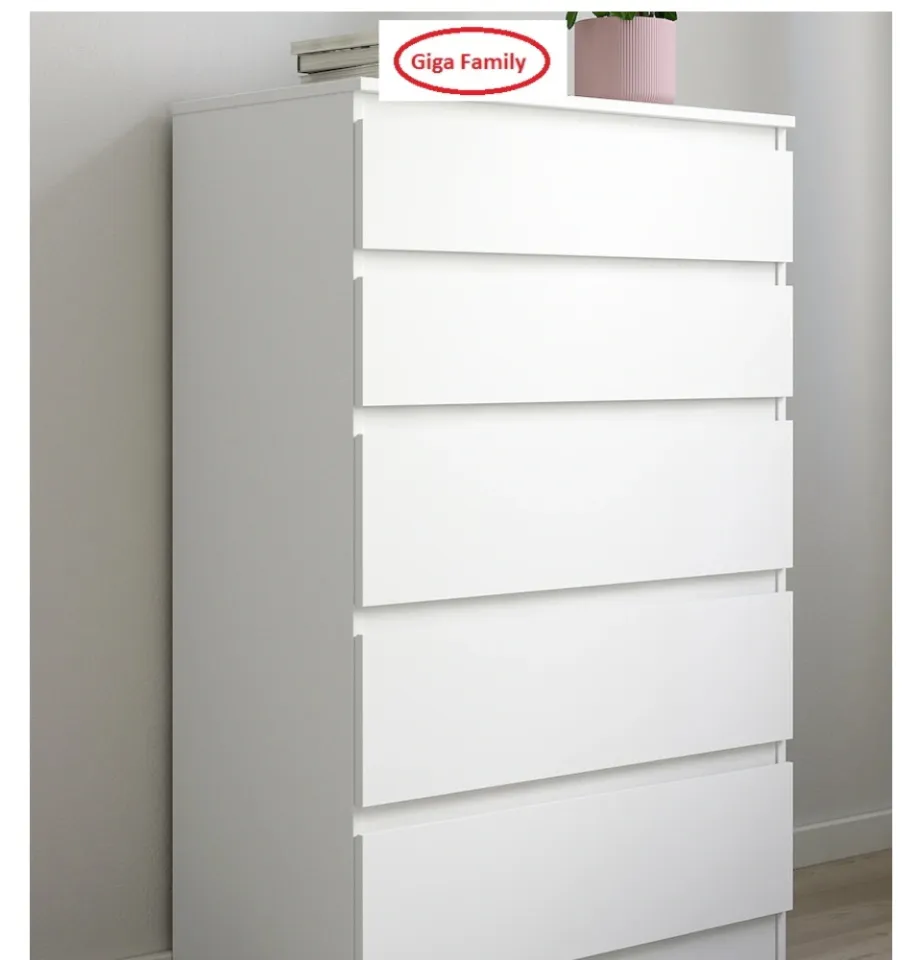 Ikea white on sale drawers kullen