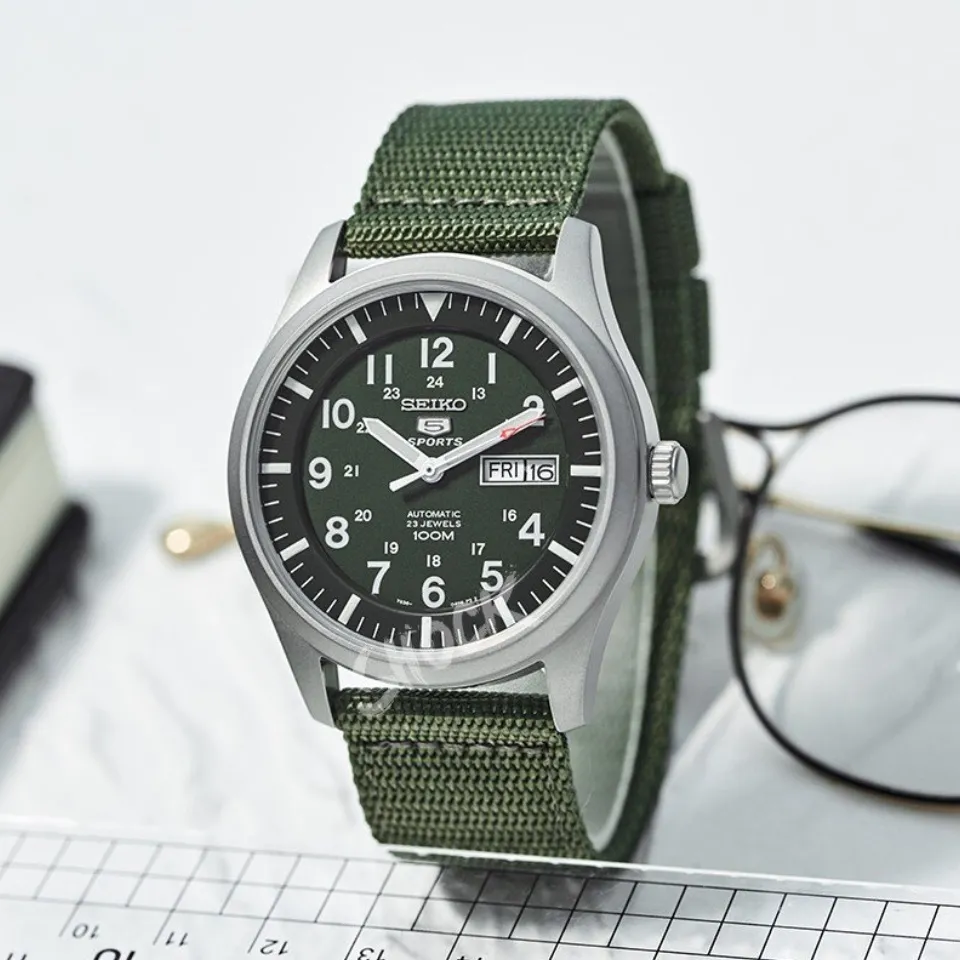 Seiko black 2025 military watch