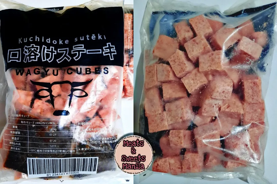 Authentic Saikoro Wagyu Cubes (1 kg per pack)