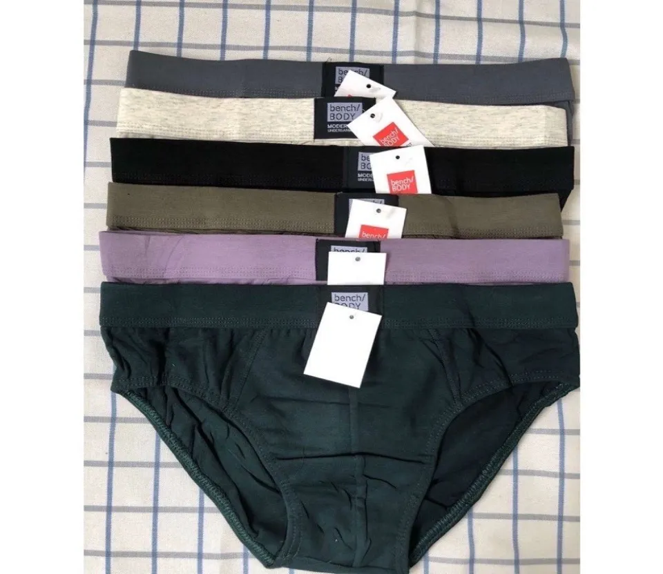 SS 6/12PCS COD Panty Plain Women's Underwear Summer Cotton Fashion