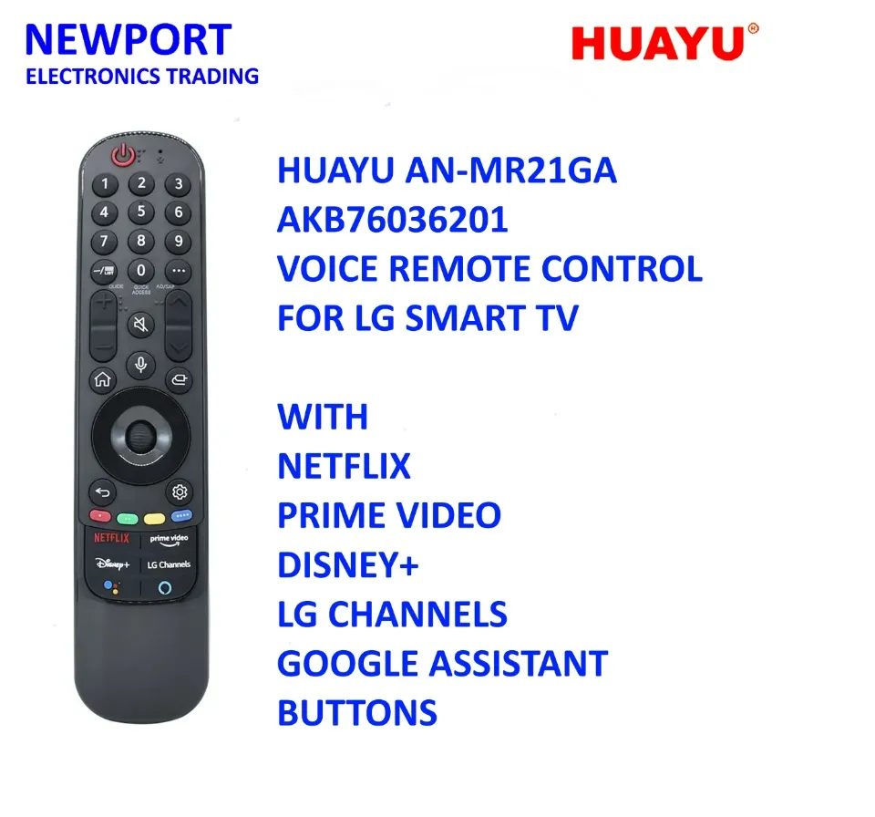 HUAYU AN-MR21GA AKB76039704 MAGIC REMOTE FOR LG SMART TV