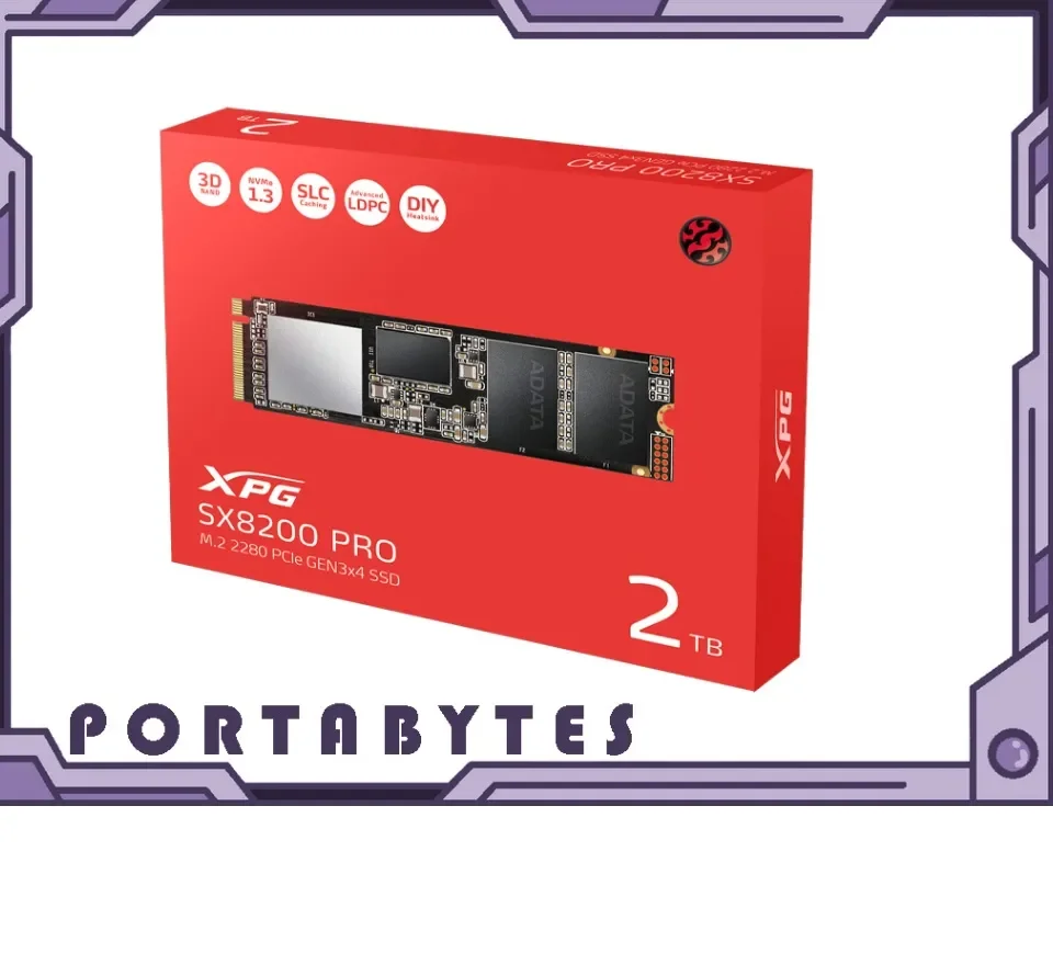 ADATA XPG SX8200 Pro 2TB 3D NAND NVMe Gen3x4 PCIe M.2 2280 Solid State  Drive R/W 3500/3000MB/s SSD (ASX8200PNP-2TT-C) | Lazada PH