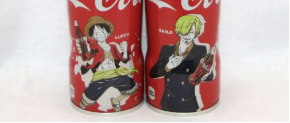Coca Cola “One Piece” Luffy & Sanji Universal Studios Japan 2019