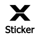 X-Sticker