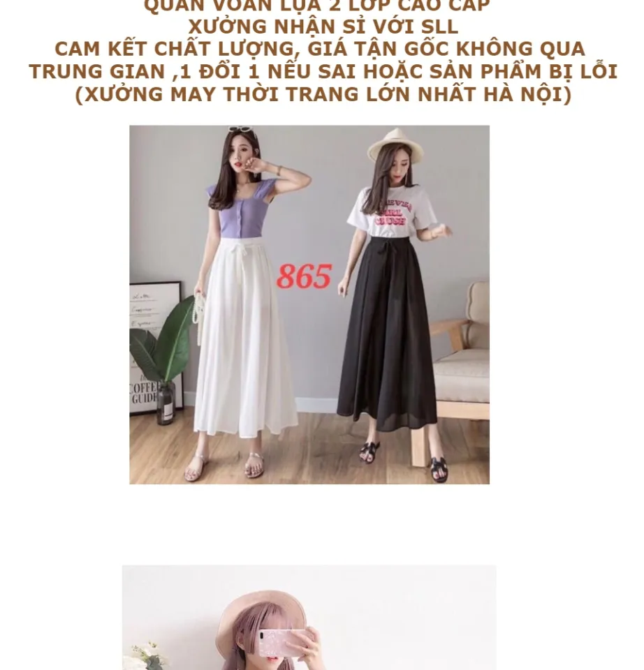 Quần Giả Váy Ống Xéo Loe Rộng Dùng Áo Dài Cách Tân Nữ Truyền Thồng Vải Phi  Lụa Đẹp | Shopee Việt Nam