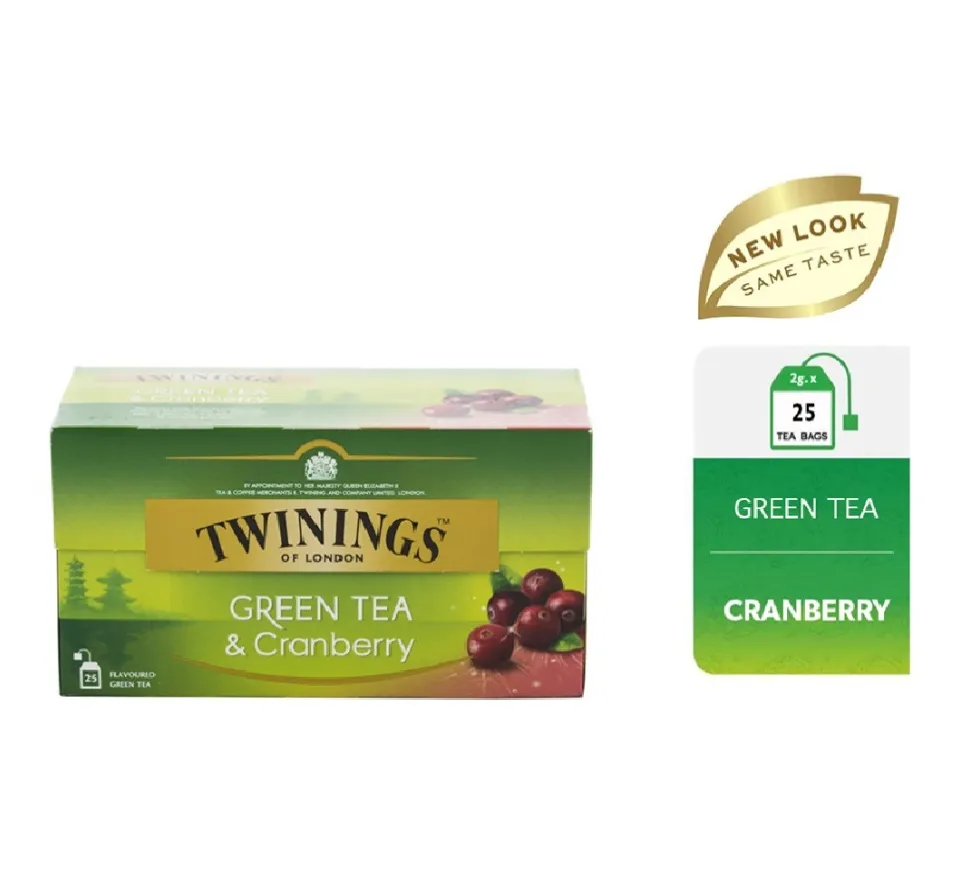 Twinings Green Tea Bags - 25/Box