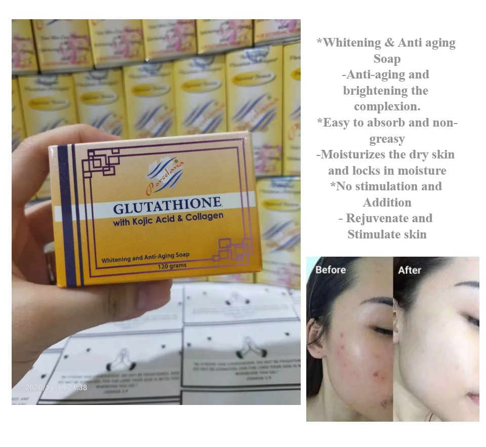 porcelana glutathione soap Original Porcelana Glutathione with Kojic & Collagen Soap (Whitening &  Anti-Aging)