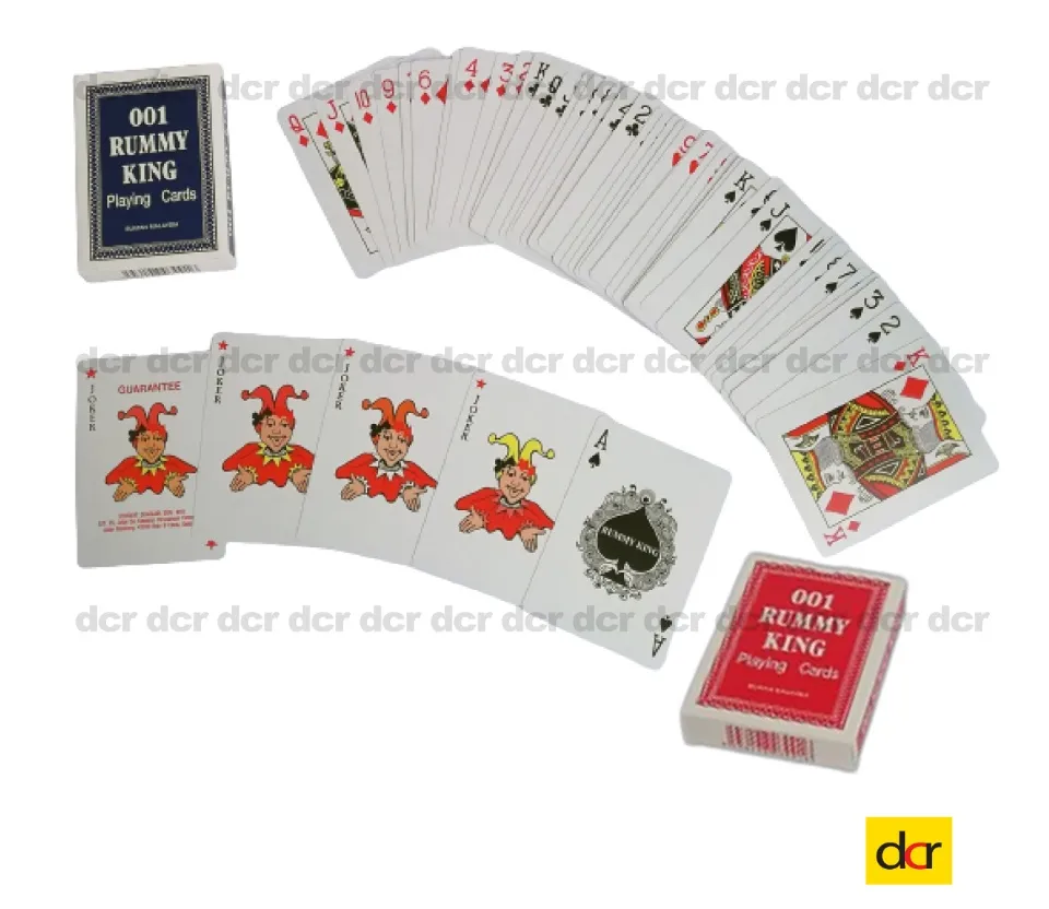 12 Decks Rummy King 001 Standard Casino Poker Card Playing Card