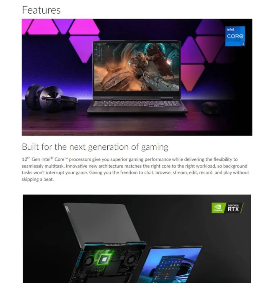 Rtx 30 Rog 30 Series Gaming Laptops IdeaPad Gaming 3i (15″ Intel