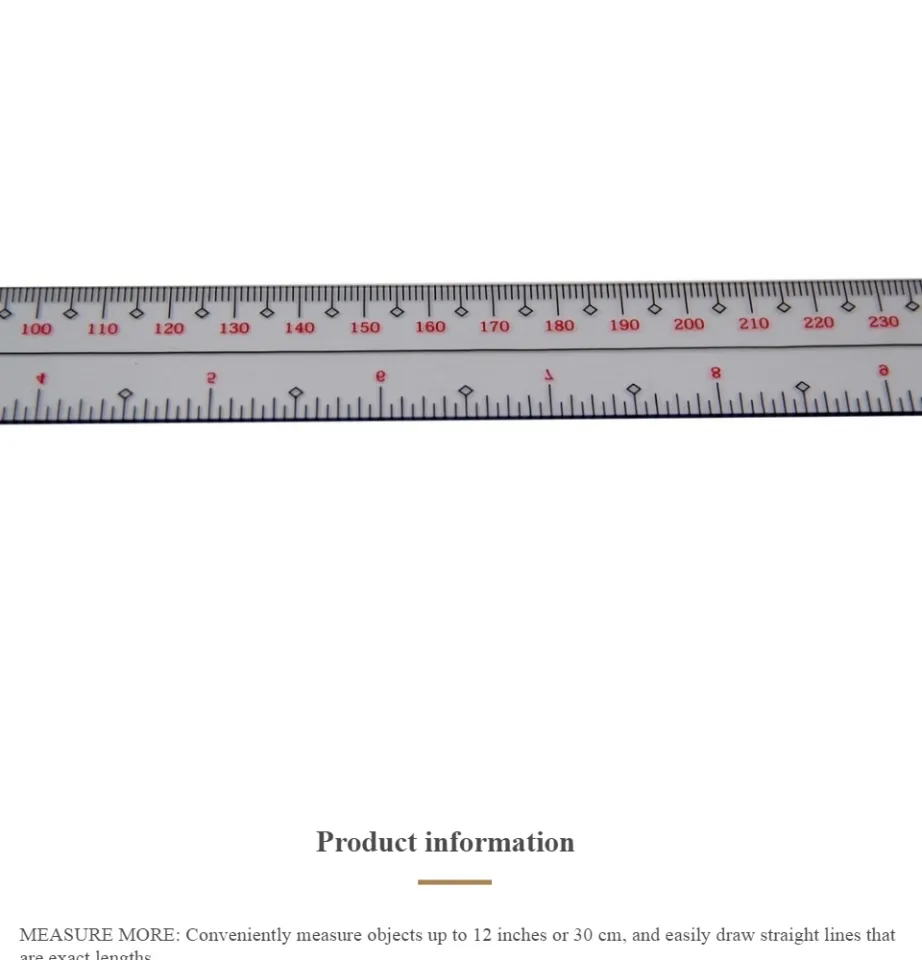 Ruler length in sale inches