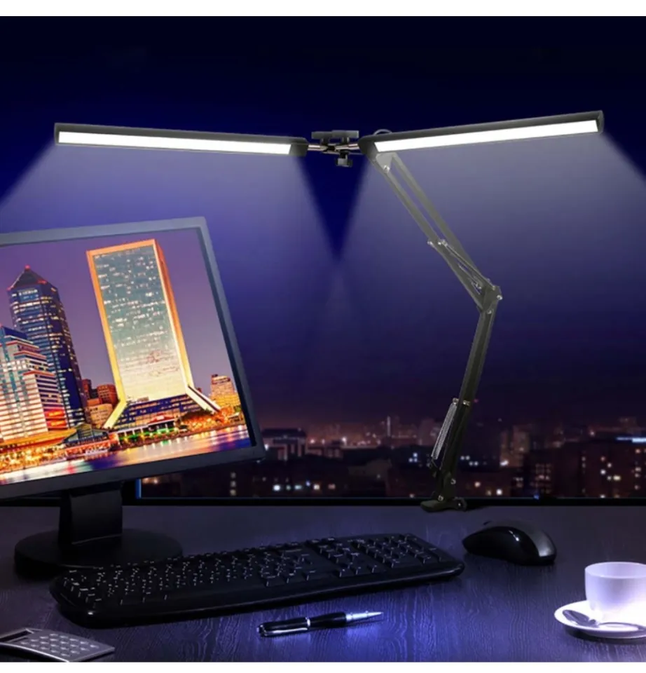 MAIA LED Desk Lamp Long Arm Eye Protection Reading Lamp Dimmable