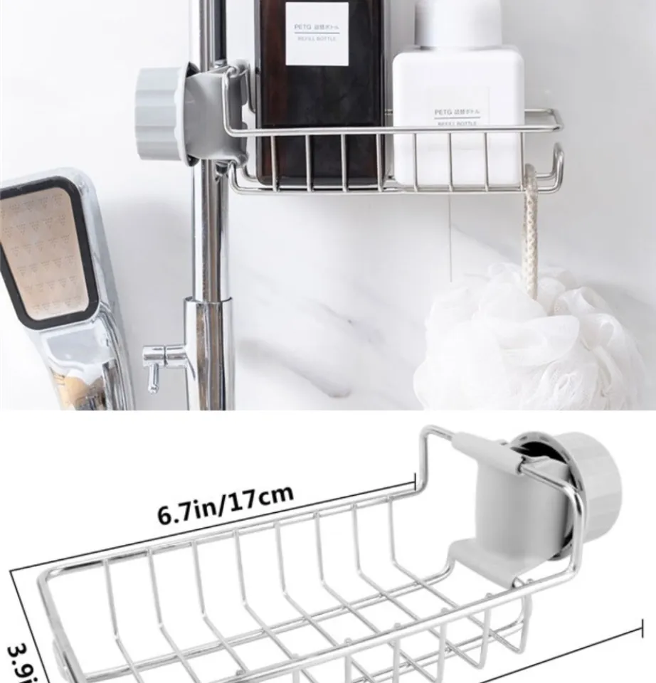 Sink Organizer Kitchen Faucet Sponge Holder Dishwasher Drainer