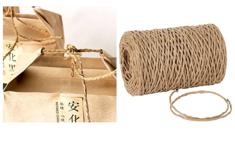 1 Roll Crafting Twine Cord Gift Bag Handle Rope Crafting Rope