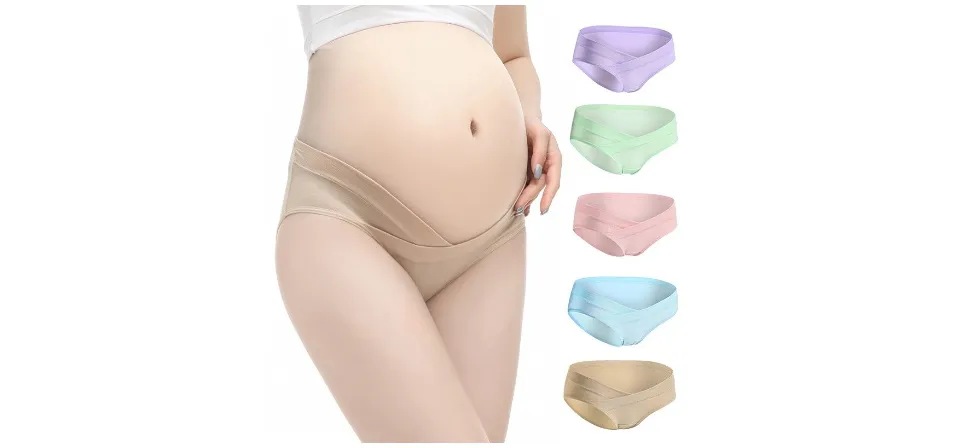 Maternity Underwear Women Pregnant Panties Cotton U-Shaped Low