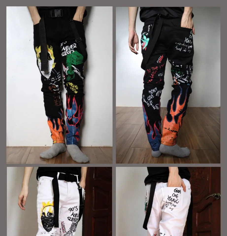 Y2k Men Harajuku Streetwear Alt Jeans Straight Fairy Grunge Hip Hop Wide  Leg Pants Denim Trousers High Waist Oversize Clothes at Rs 1970.29 | Gents  Jeans, पुरुषों का जींस, मेन्स जींस -