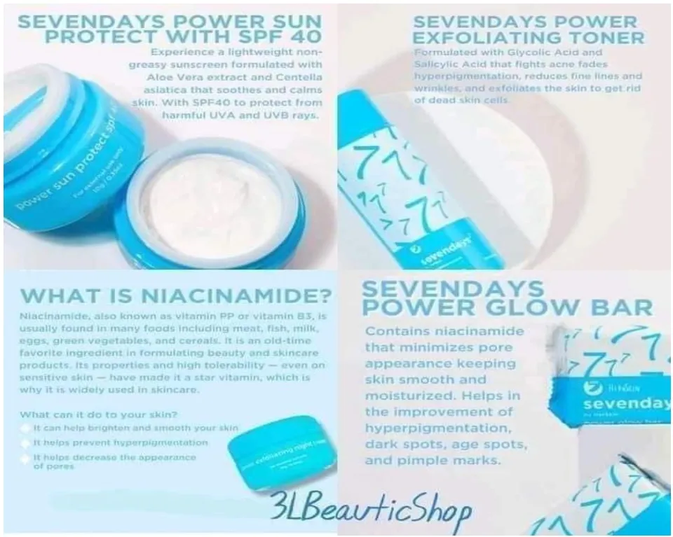 sevendays7 Power Exfoliating Set 4個セット Sevendays Power