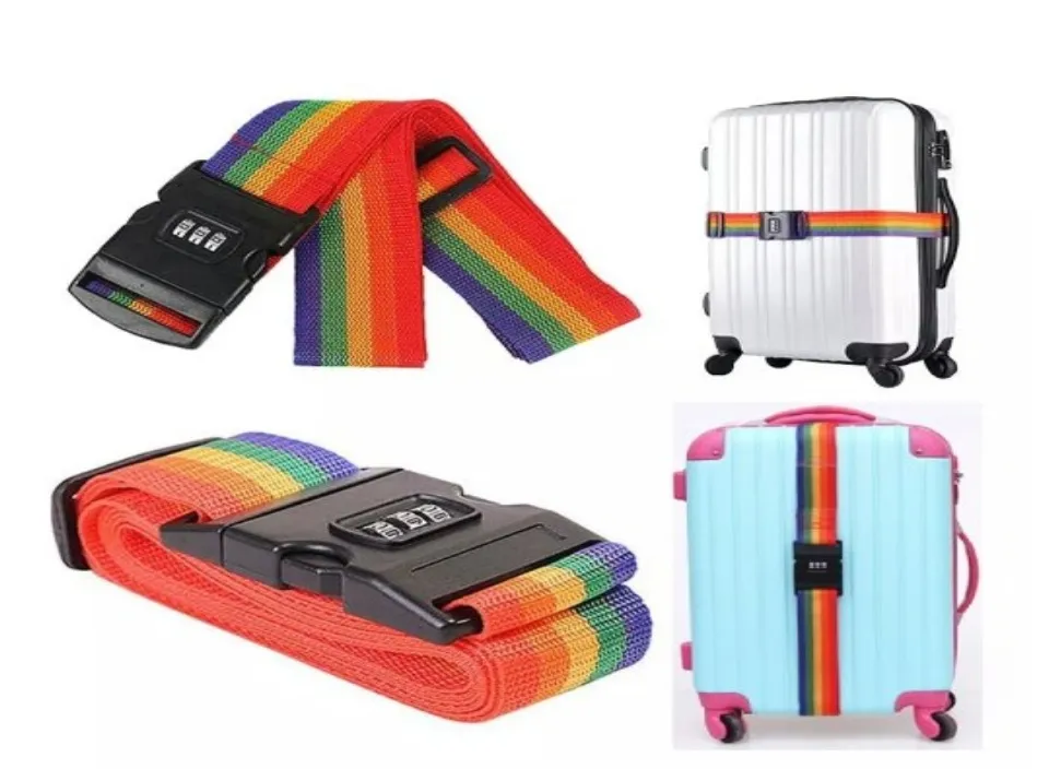 City Goods Travel luggage adjustable strap buckle safe belt number
