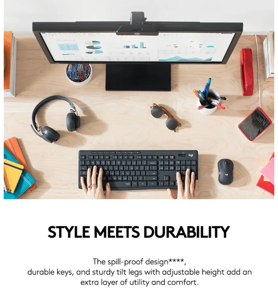 Logitech MK295 Wireless Mouse Keyboard Combo – SilentTouch Tech