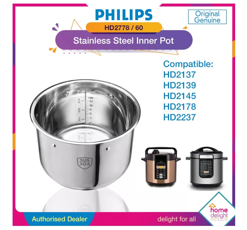 Pressure cooker inner pot stainless steel sale