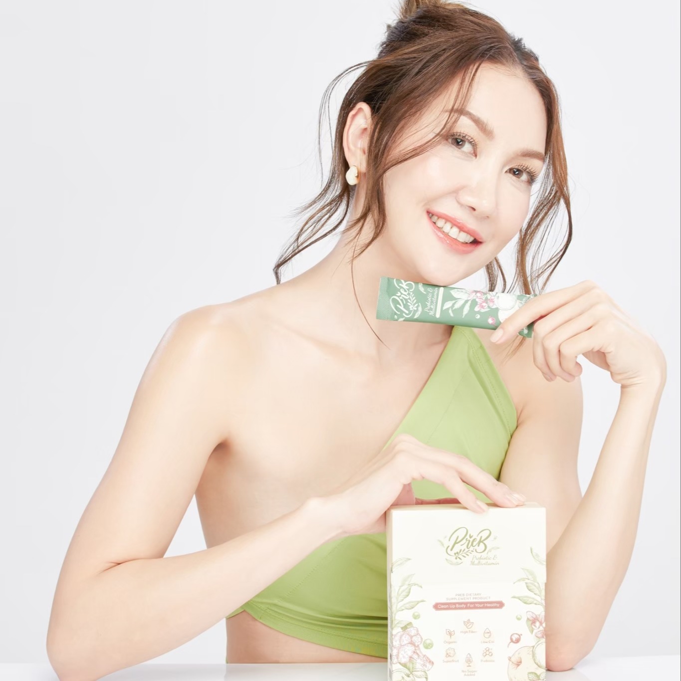 โลโก้ร้าน PREB Prebiotic by แม่แอร์