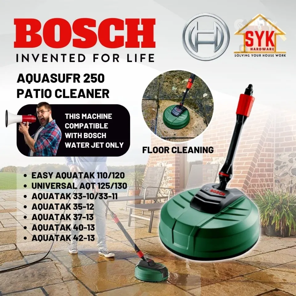 SYK Bosch Aquasurf 250 Patio Cleaner For Floor Cleaning Floor