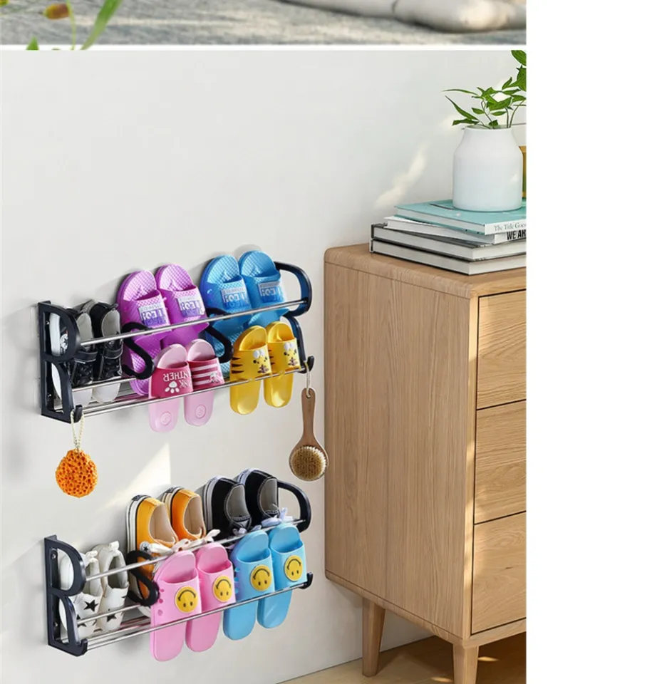 Shoe Cabinet Wall Mounted Slipper Rack Candy Online Wall-Mounted