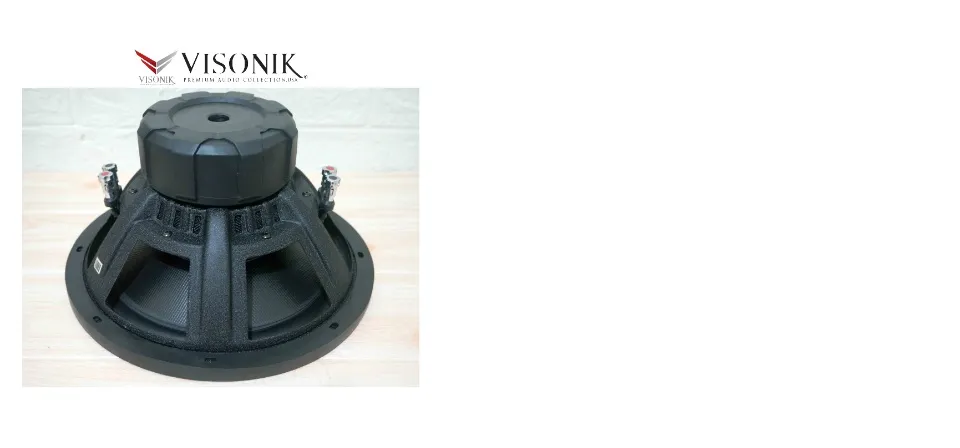 動作OK VISONIK サブウーファー 12インチ(30cm)×2発 ボックス 動作OK VISONIK サブウーファー 12インチ(30cm)×2発 ボックス