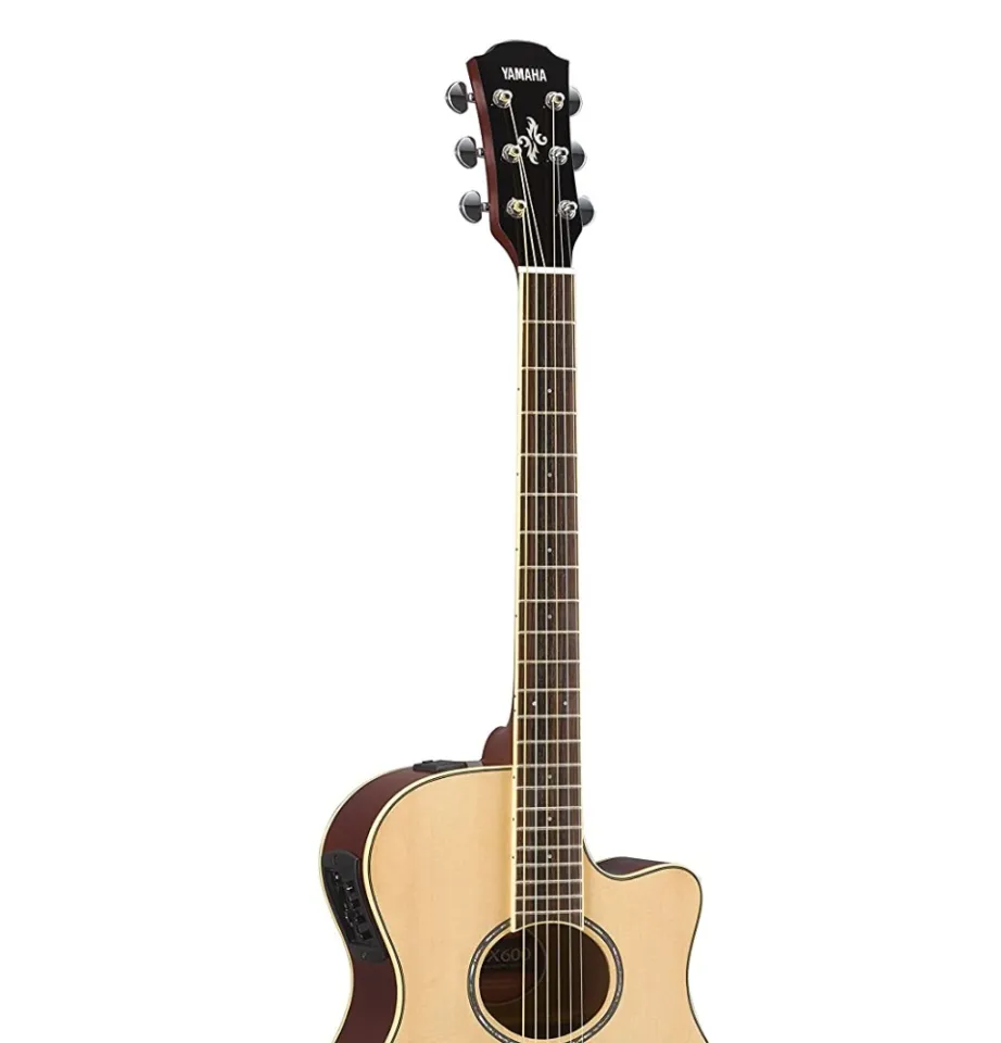 Yamaha APX600M APX600 NA Thin Body Acoustic-Electric Guitar Natural Finish