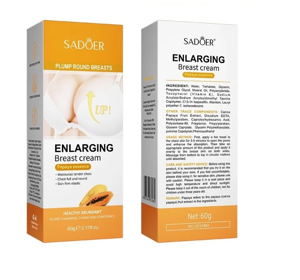 SADOER Papaya Deep \"V\" Seduction Breast Enlarging Cream (60g) Soothing  Firming Breast Cream - Lazada | Lazada Malaysia
