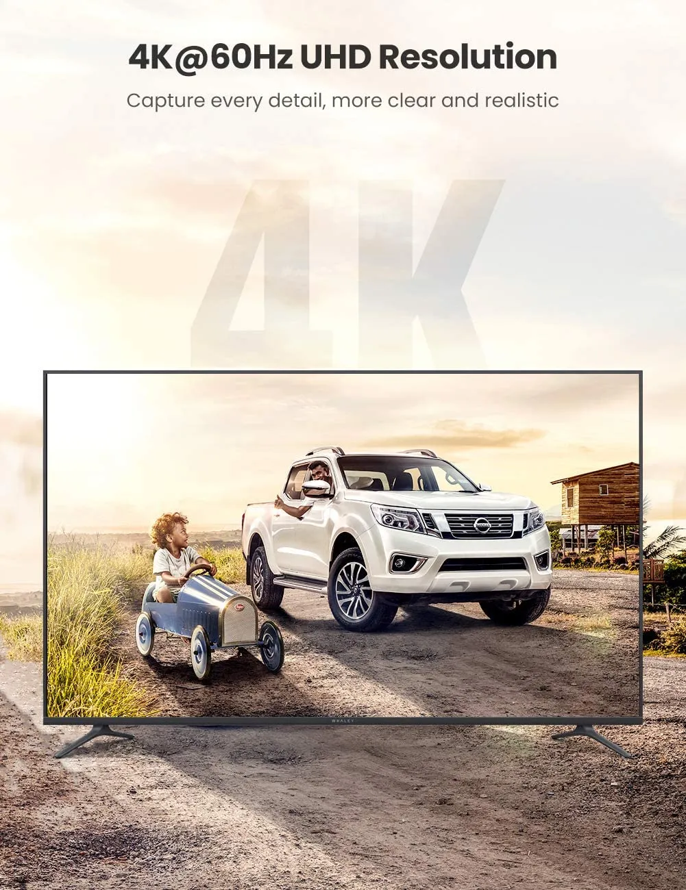 Ugreen USB-C to HDMI Cable 4K@60Hz 1.5m 4 <p>EASY for LARGER SCREEN VIEWING UGREEN USB C HDMI Cable allows the laptop or mobile phone to be connected directly to a monitor, TV or projector to deliver the image. Leaving your phone as a computer, you can easily picture it from your cellphone to a TV or another device. 4K 60HZ / THUNDERBOLT 3 SUPPORTED / DURABLE The cable supports 4K @ 60Hz resolution, you can enjoy the larger and more immersive screen and picture quality. Nylon braided makes the cable flexible and resistant to wear, which can avoid cable clutter and tearing, so the cable can be durable. Plug and Play, Easy to Use Just plug and play directly, connect the laptop or phone to the monitor is a breeze, no external power, drivers or dongles required; The HDMI connector is gold-plated to provide rigidity; It is HDMI 1.4 Version, compatible with HDMI 2.0 and former version.</p>