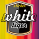 White Tiger Sticker