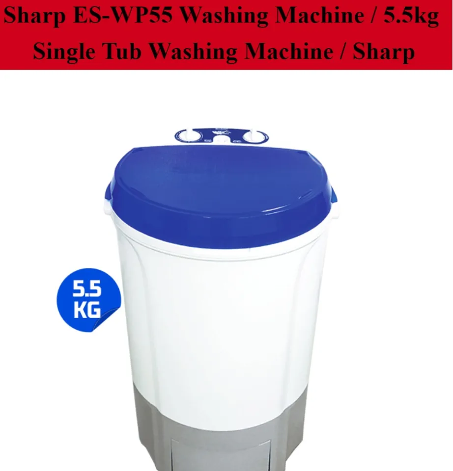 sharp single tub