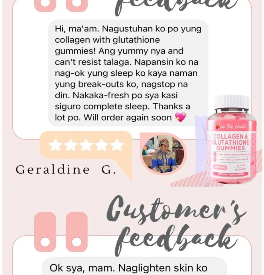 Collagen and Glutathione Gummies (60 Gummies) | Healthy Gummy | Skin  Whitening and Brightening | Reduces Wrinkles | Strengthens Hair Nails |  Build Strong bones| Anti-Aging | Radiant Skin