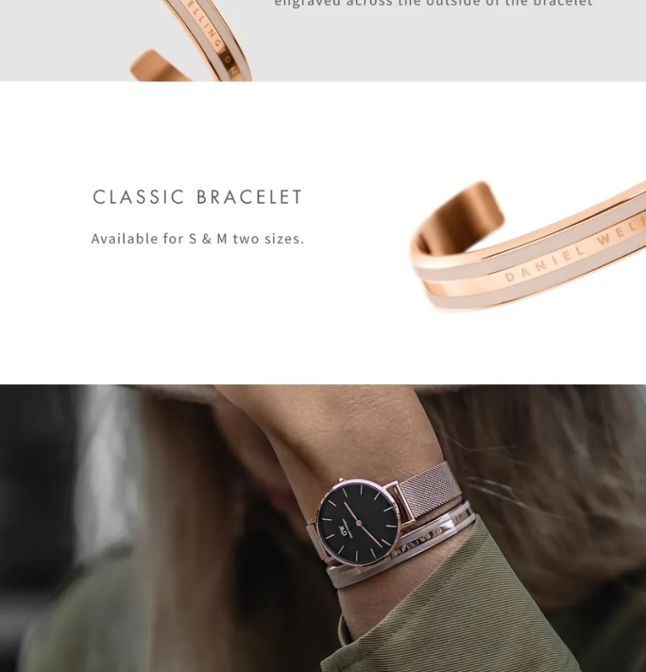 Daniel wellington classic bracelet desert sand best sale