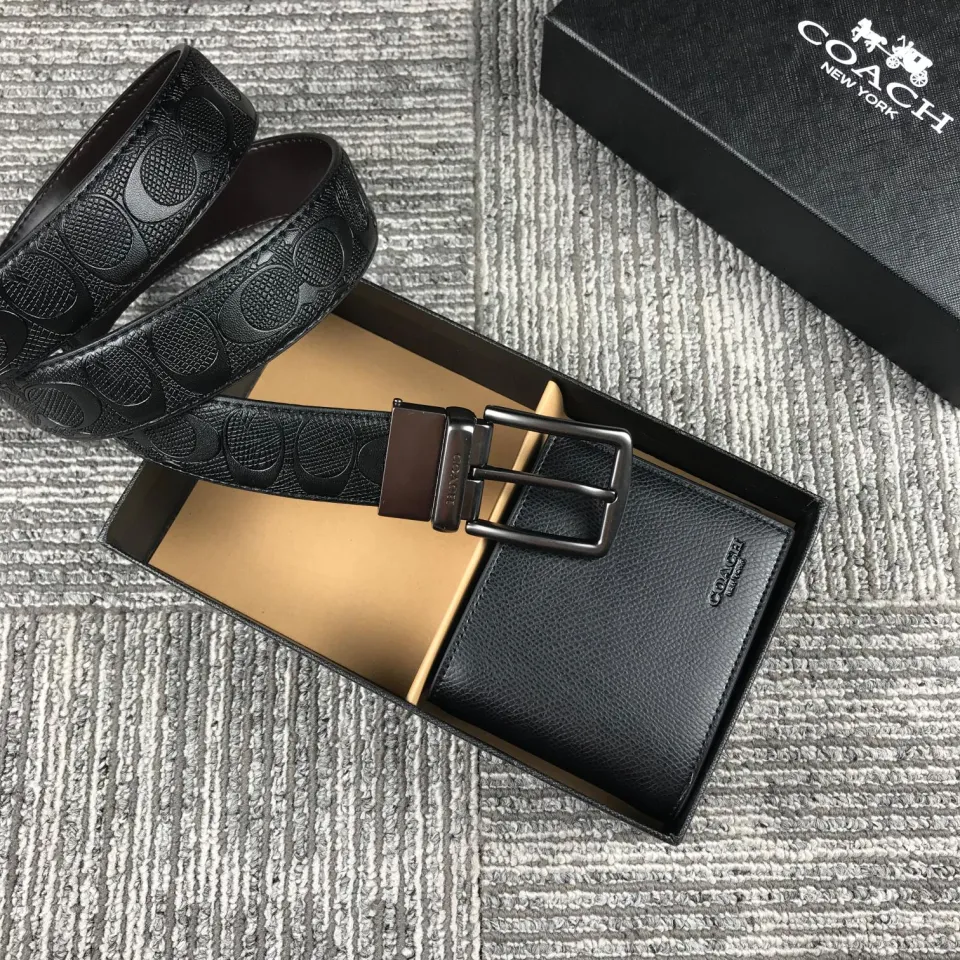 Coach Belt+Wallet Gift Set