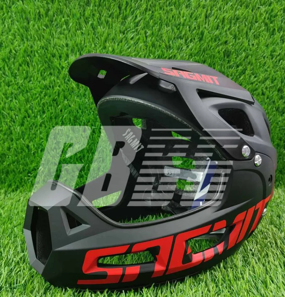 GBBS Sagmit Full Face Bike Helmet RSPRO Detachable Chin Guard