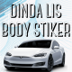 DINDA LIS BODY STIKER