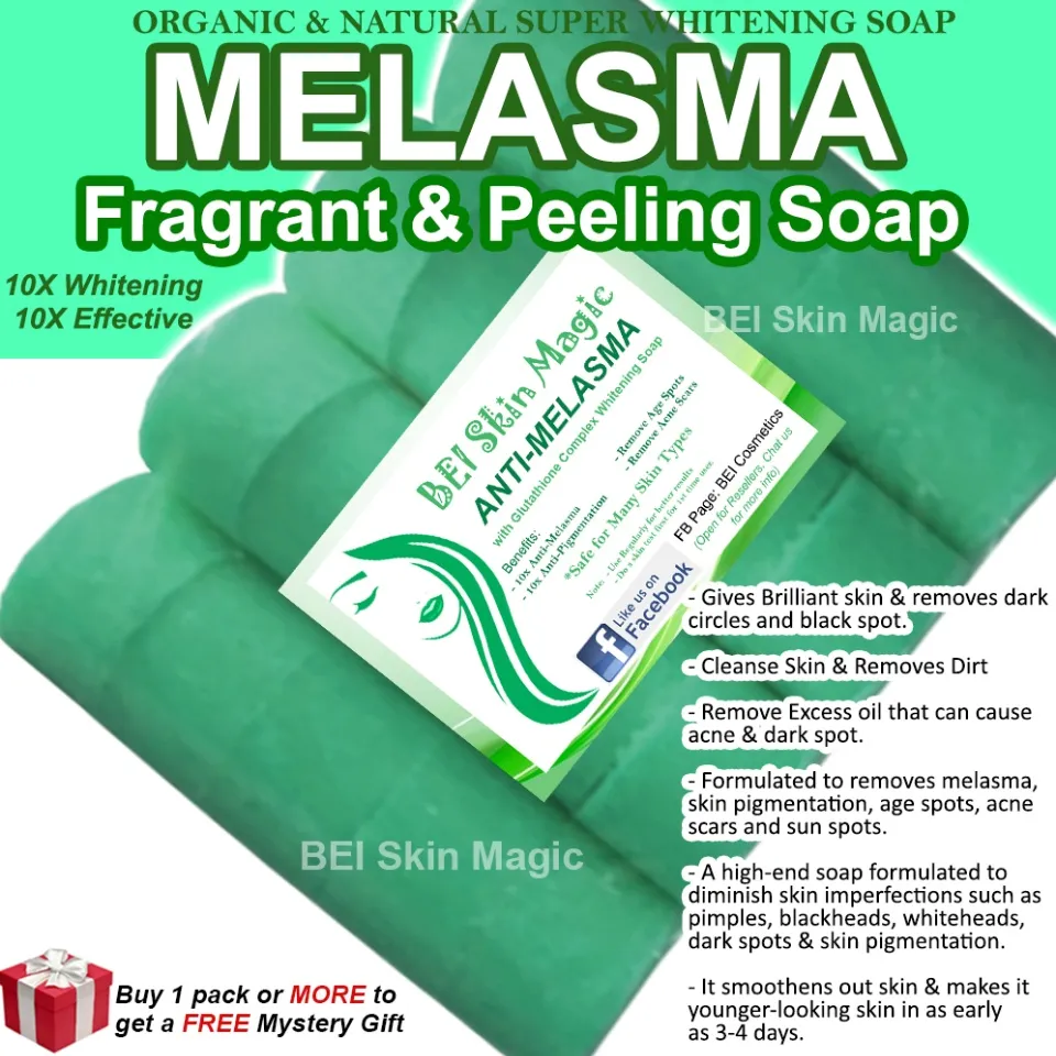 ORIGINAL] Anti-Melasma Fragrant & Peeling Soap with Glutathione