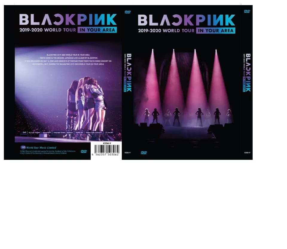 BLACKPINK 2019-2020 WORLD TOUR IN YOUR AREA DVD LIVE CONCERT