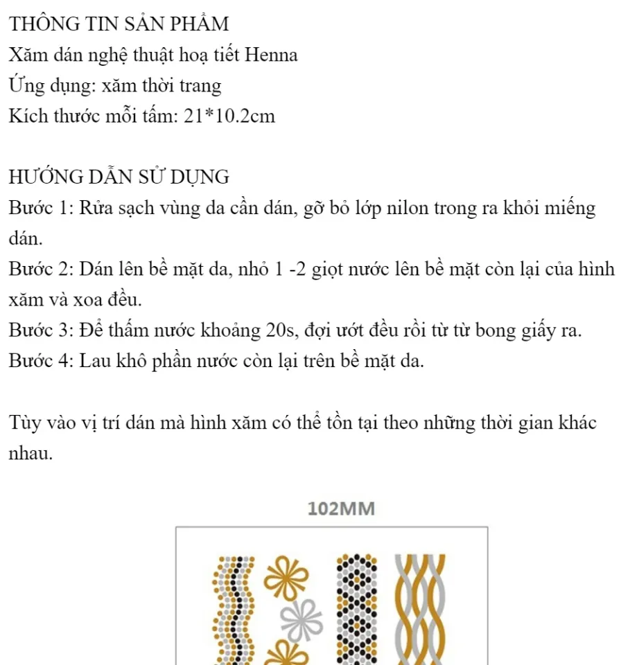 Hình xăm tạm thời dùng băng keo vàng bạc cổ xưa cho mượn Xăm hình xăm hình  cho trang trí gia đình cơ thể nữ giới - Trung Quốc Hình xăm tạm