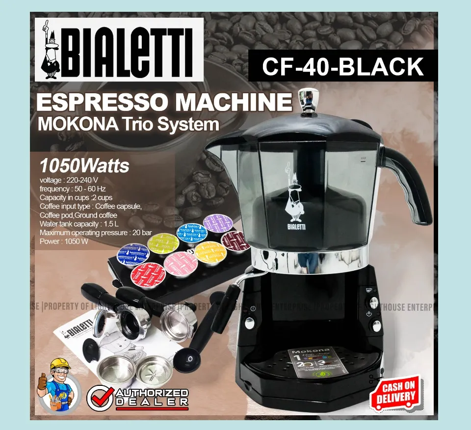 Espresso Machine Moka W Moka Express Bialetti Mokona Price BIALETTI 1050W  Mokona Espresso