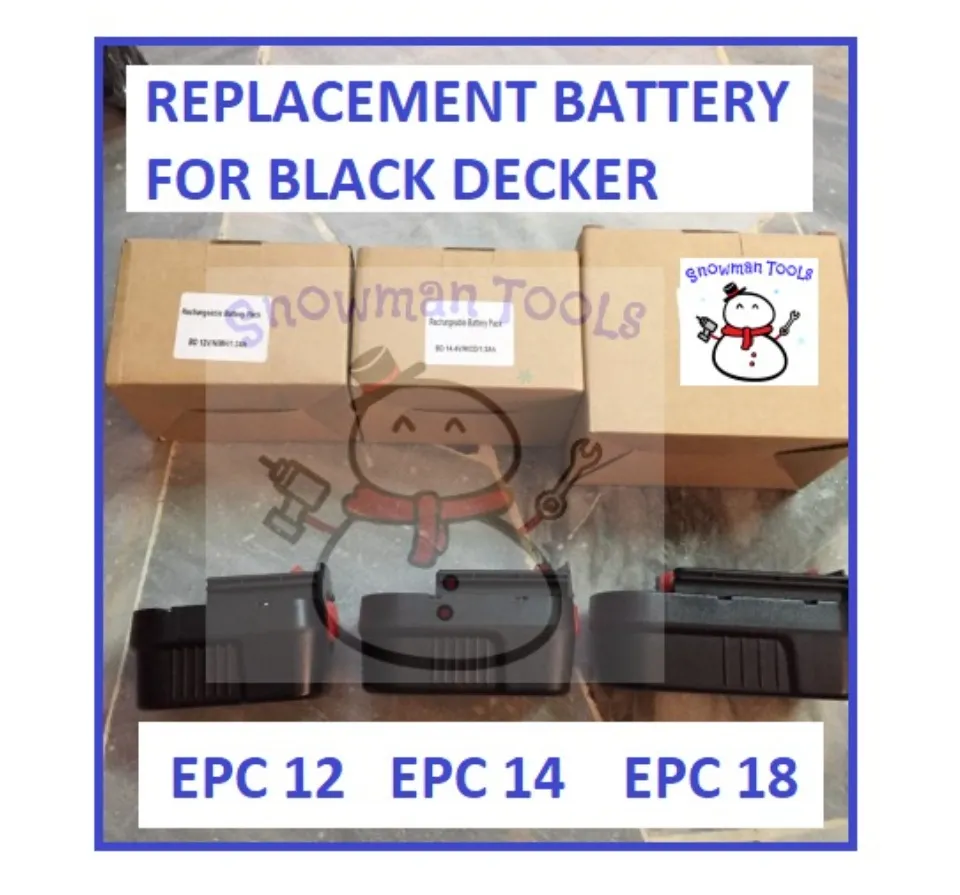 Black decker epc96 discount battery