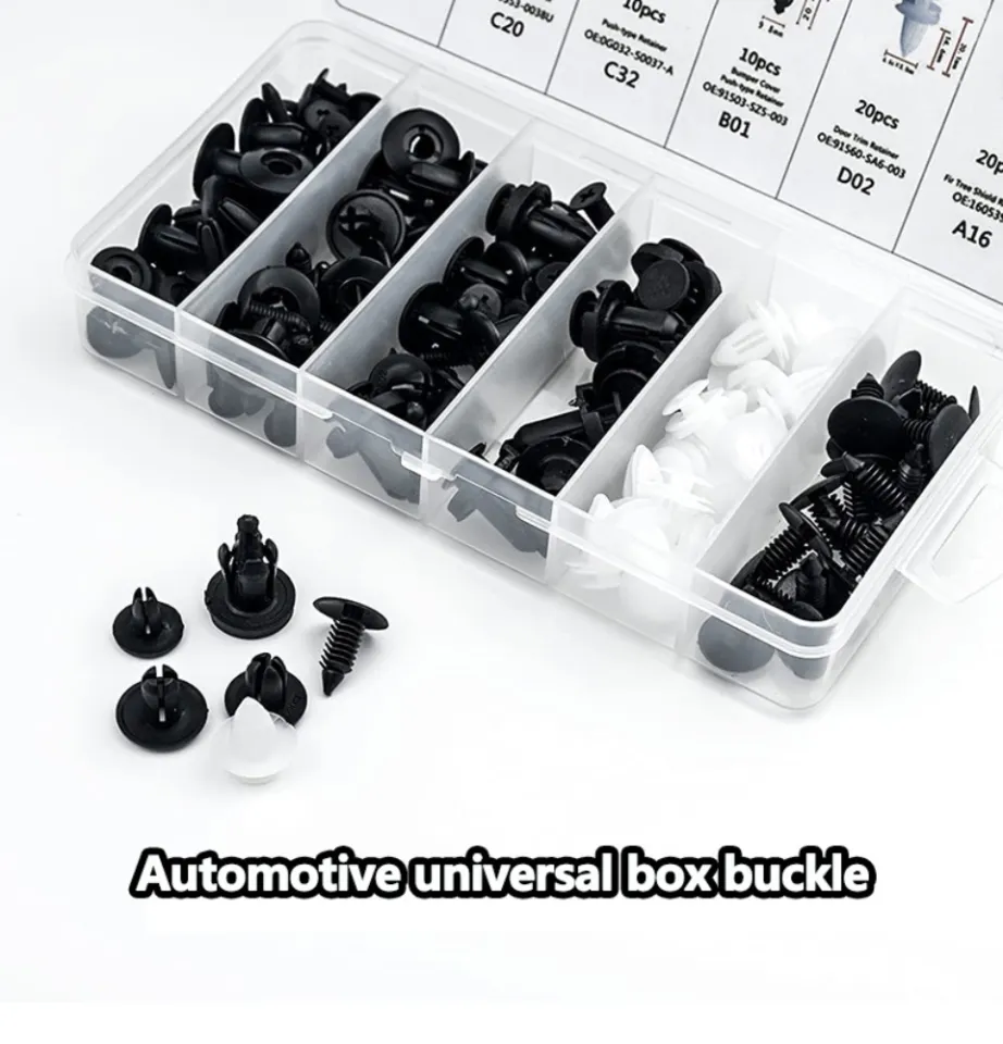 Xtremeauto 229-Piece Car Trim Clip Set – Push Retainers For Door Panels & Fenders, Universal Fit