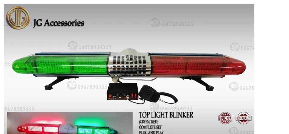 AMBULANCE BLINKER LED LIGHT WITH SIREN AND MICROPHONE AMBULANCE