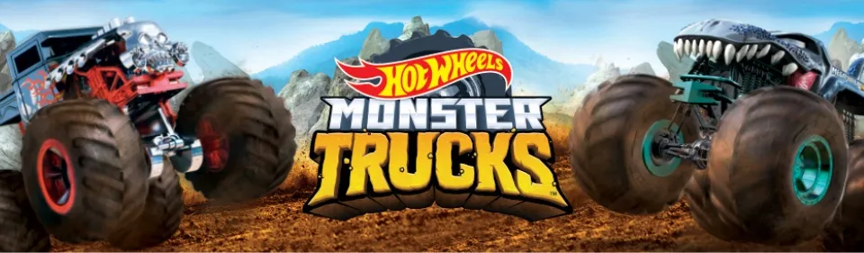 Hot Wheels Monster Truck Roarin Wreckers Alarm Mega Wrex Demo
