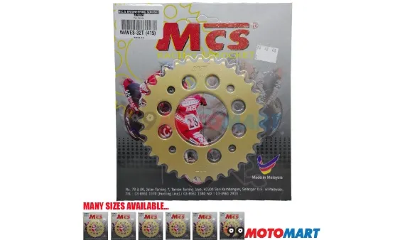 Mcs sprocket deals