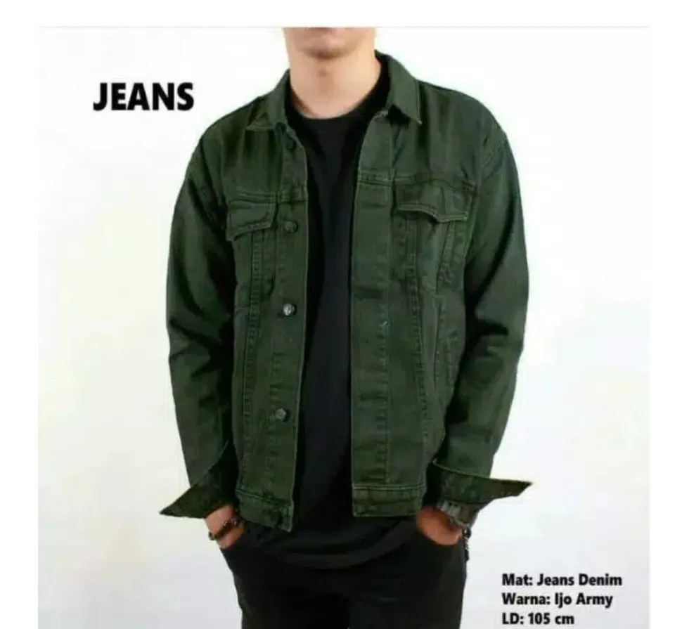 Jaket 2025 denim army