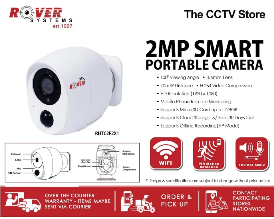 Rover Systems Cctv Rover Cctv Price Rover 2MP Smart Portable