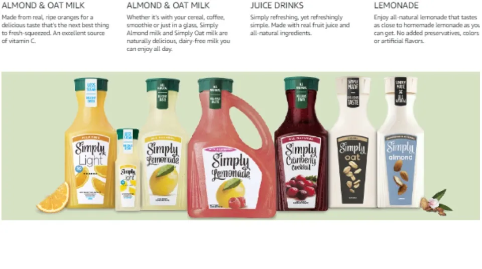 Simply Apple Juice 52 fl oz 100% Juice Not from Concentrate Non