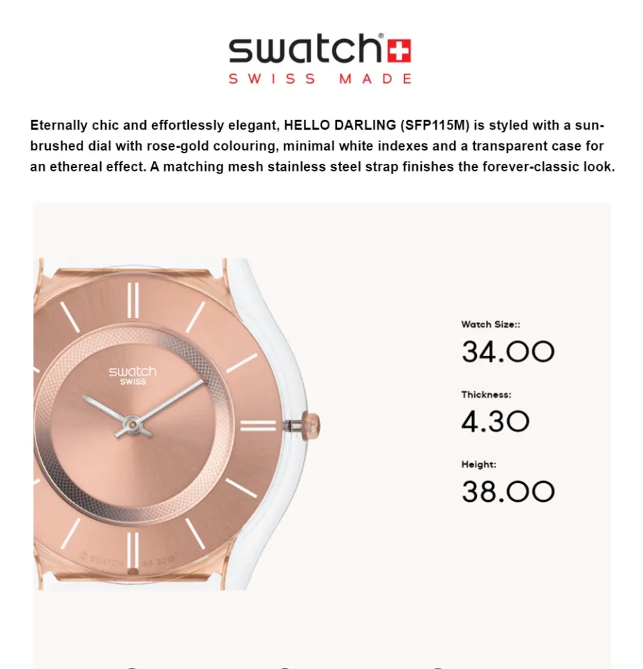 Swatch skin sale hello darling